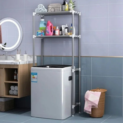 3-Tier Over Washing Machine Storage Rack | Space Saving Bathroom Organizer | Fast UAE Delivery
