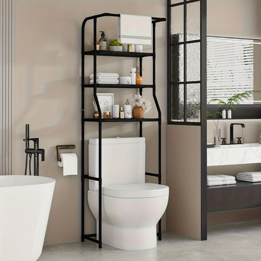 3-Tier Over Washing Machine Storage Rack | Space Saving Bathroom Organizer | Fast UAE Delivery