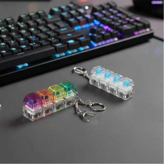 Mechanical Keyboard Switch Fidget Keychain
