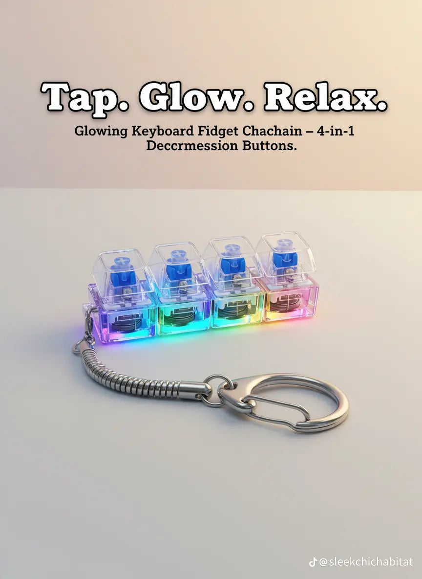 Mechanical Keyboard Switch Fidget Keychain