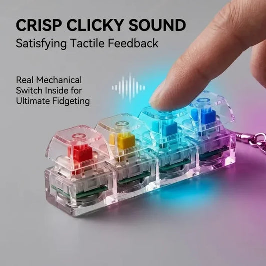 Mechanical Keyboard Switch Fidget Keychain